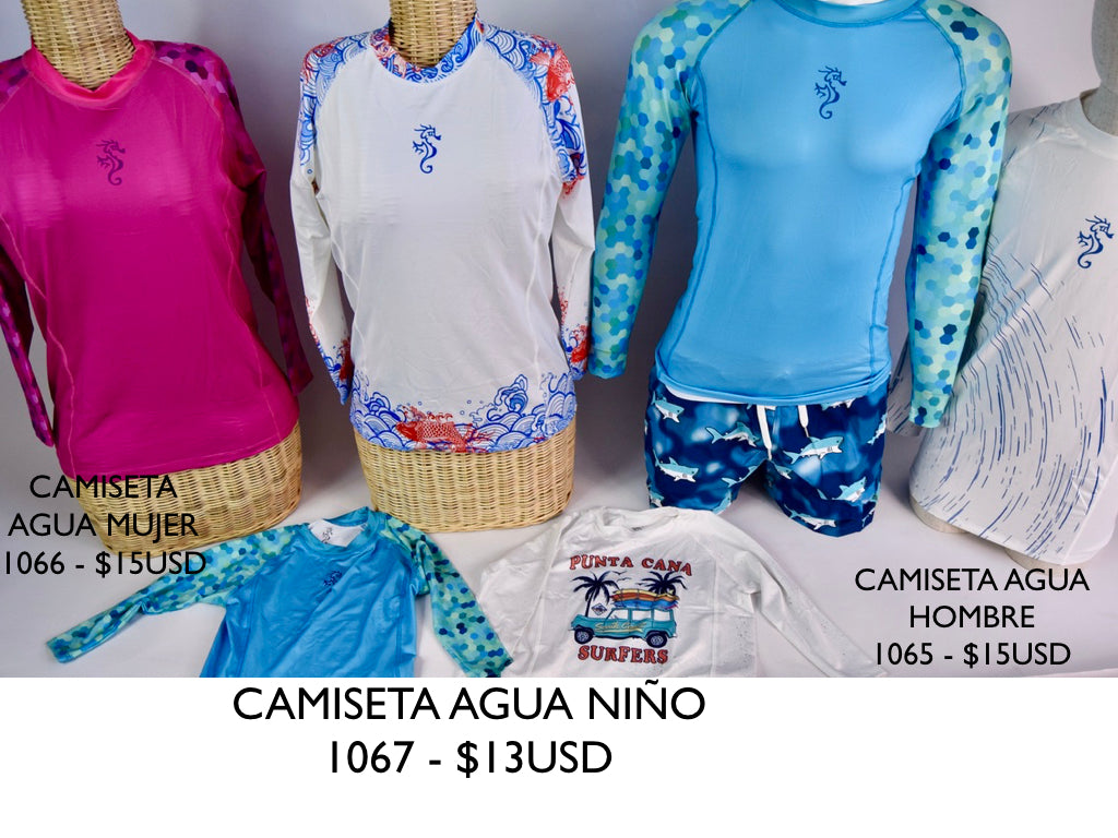BAÑADOR HOMBRE, CAMISETA AGUA MUJER, HOMBRE & NIÑO