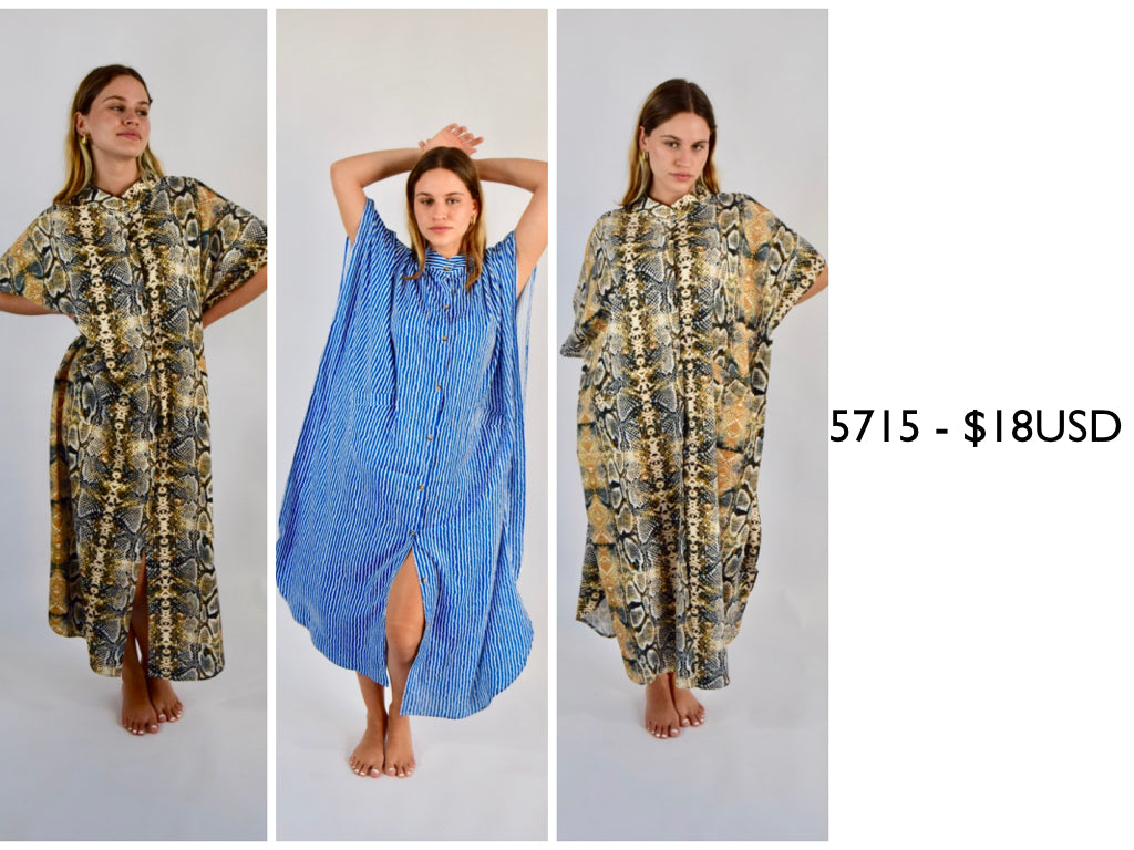 MAXI DRESS, VESTIDO BOTON & VESTIDO MAXI