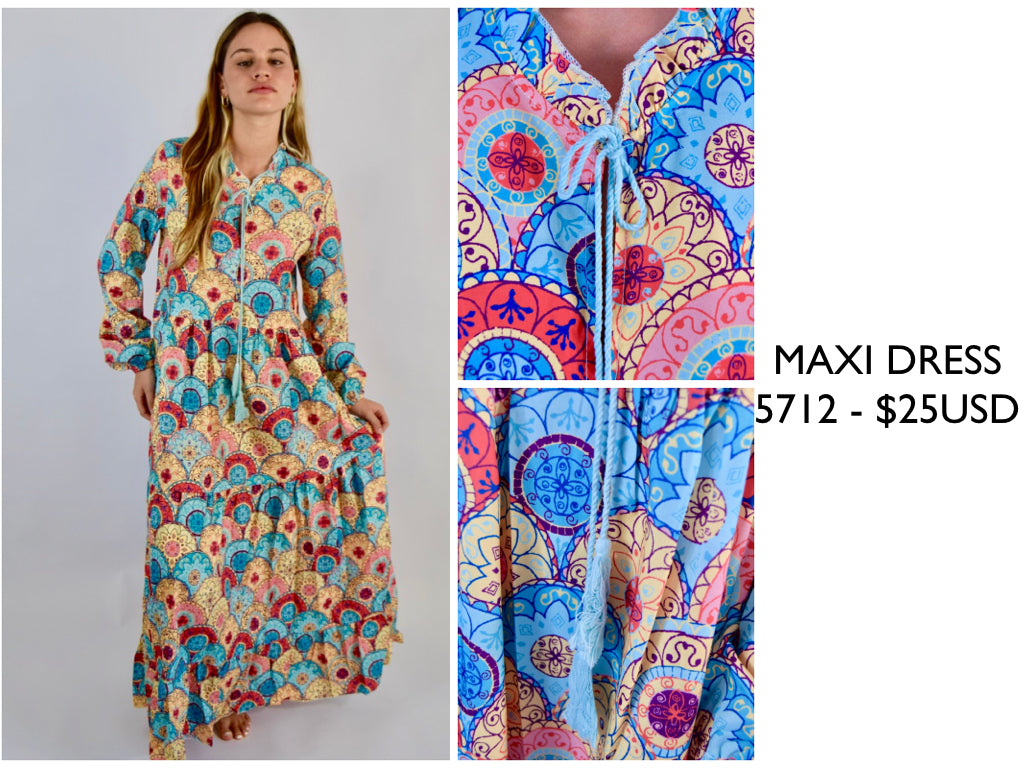 MAXI DRESS, VESTIDO BOTON & VESTIDO MAXI