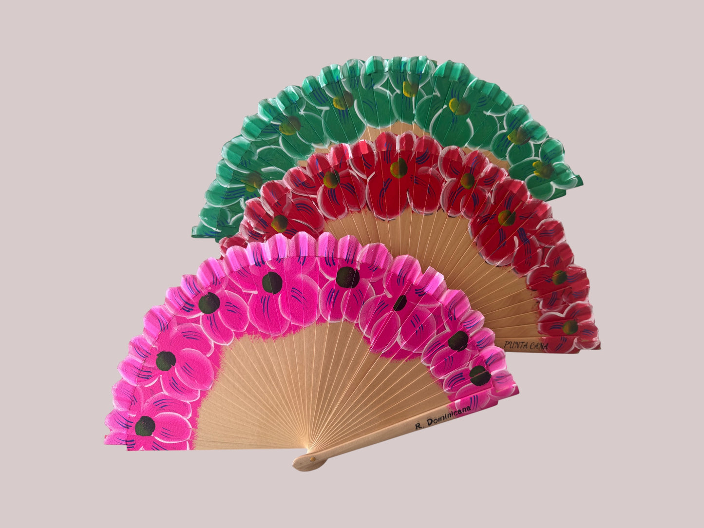 ABANICO PERFUMADO & ABANICO FLOR MADERA