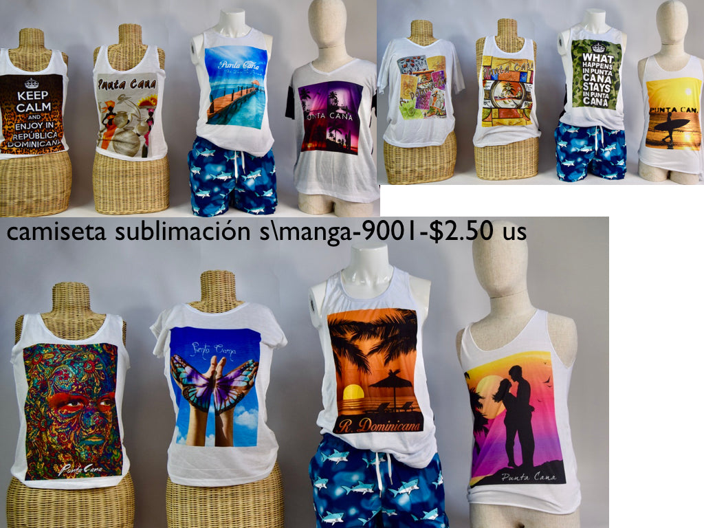 CAMISA HAWAIANA, CAMISA HAWAIANA PC-RD & CAMISETA SUBLIMACION S/MANGA