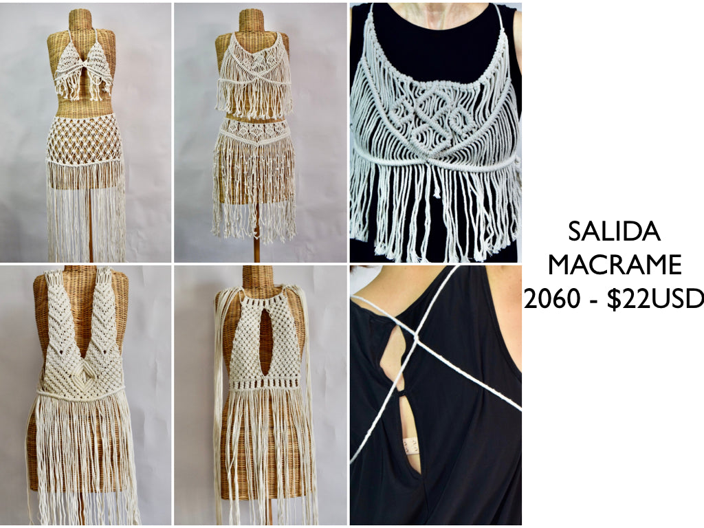 PAREO INDU, PAREO LENTEJUELAS/DIBUJO & SALIDA MACRAME