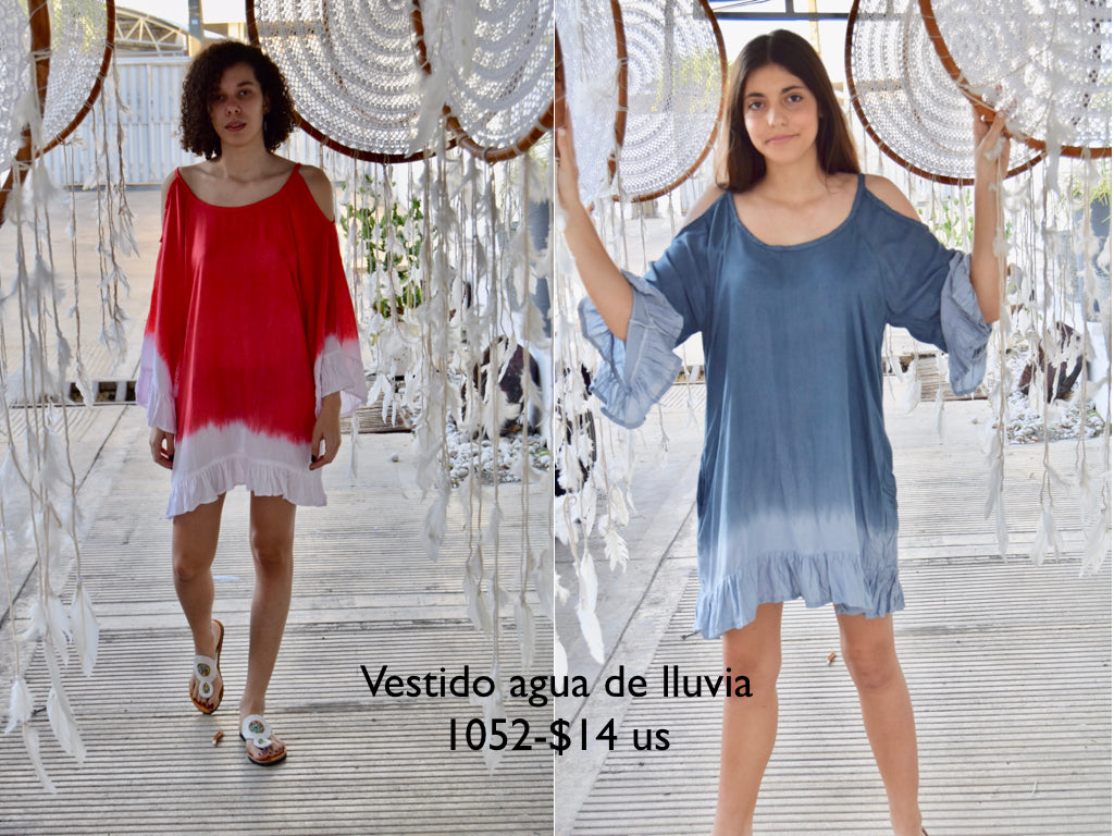 VESTIDO AGUA LLUVIA, VESTIDO TUTSI ESTAMPADO & VESTIDO ELASTICO CORTO