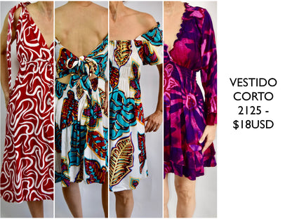 VESTIDO CORTO & VESTIDO CORTO TIRANTES