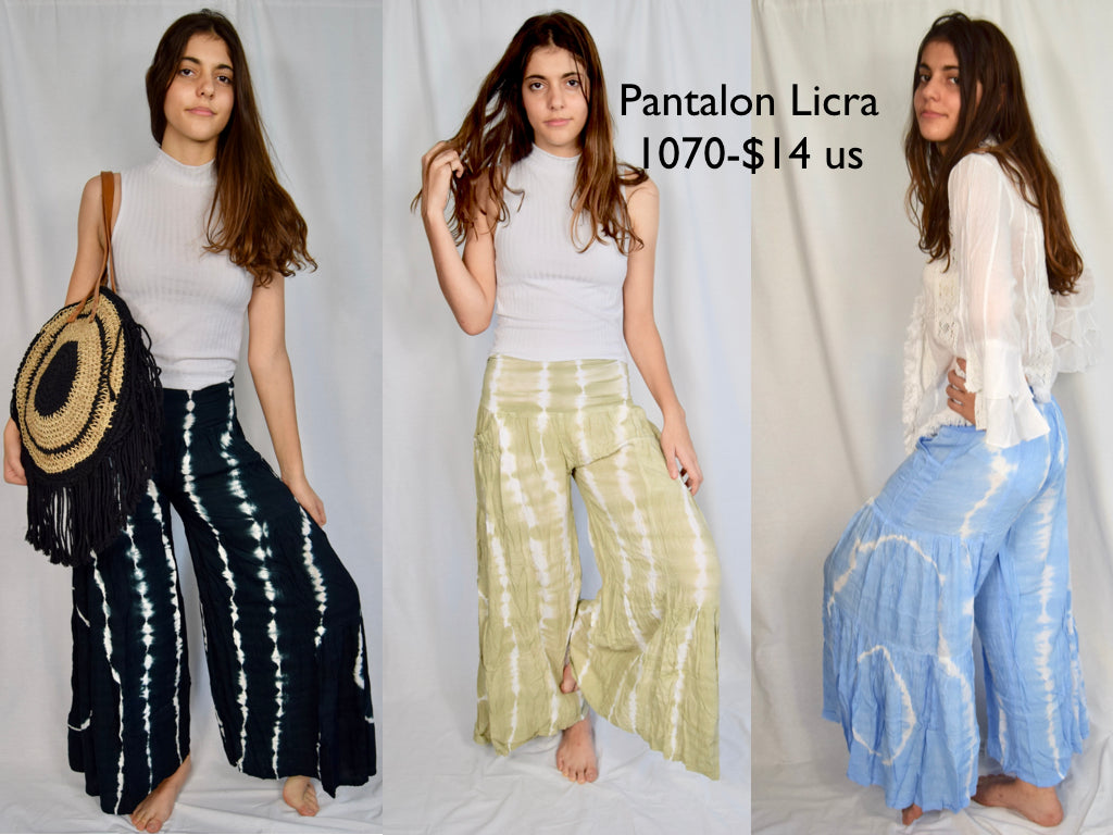 PANTALON LICRA & PANTALON MUJER SENCILLO