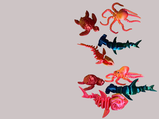 ANIMAL MARINO ESQUELETO (IMPRESO EN 3D)