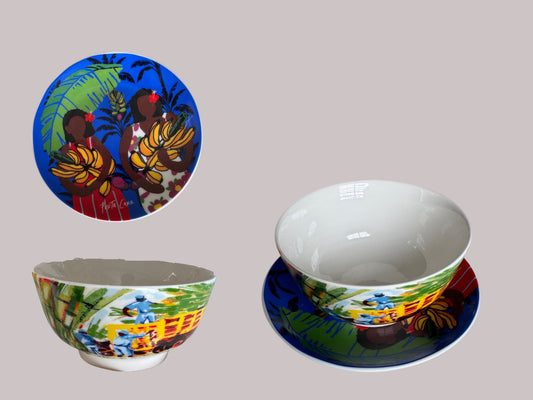 BOWL SUBLIMADO & PLATO SUBLIMADO