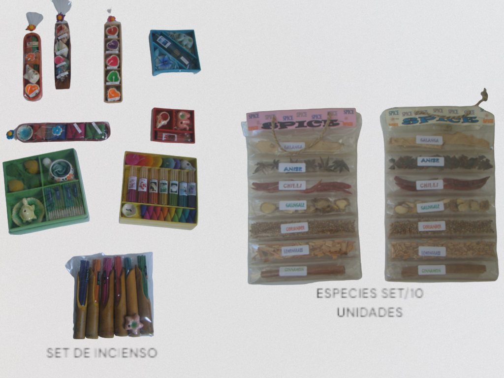 SET DE INCIENSO & ESPECIES SET/10 UNIDADES