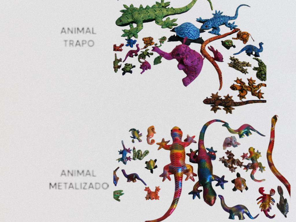 ANIMAL TRAPO & ANIMAL TRAPO METALIZADO