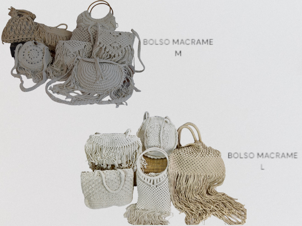 BOLSO MACRAME M & L